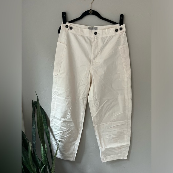 🤍NEW EVERLANE BARREL PANTS IN BONE 8 - Picture 7 of 8